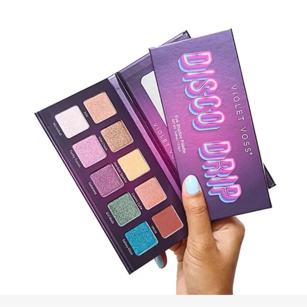 Violet Voss Disco Drip Eyeshadow Palette Vibrant Disco Shades NEW !